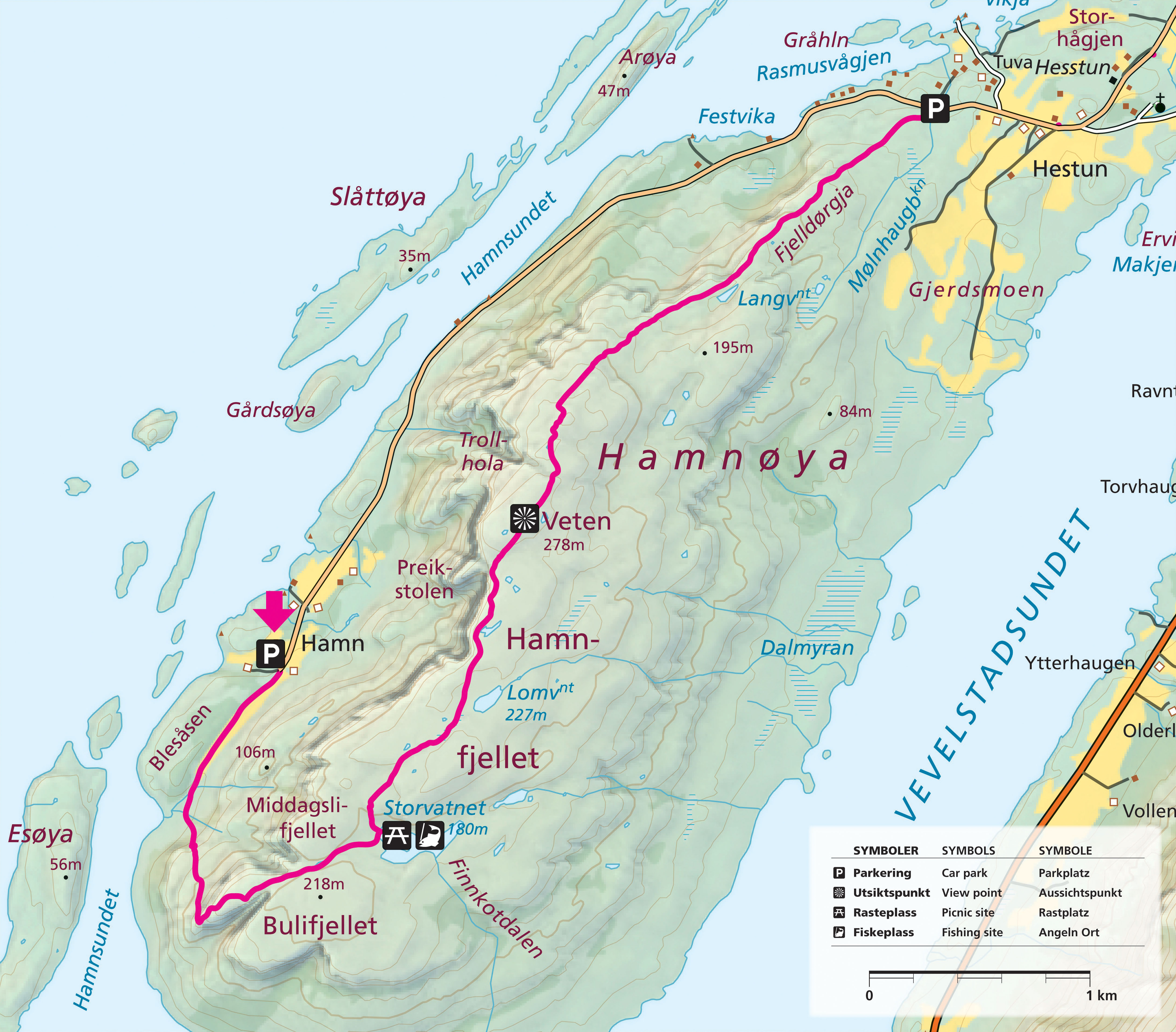 Hamnoya Map